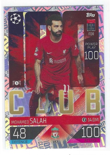 Mohamed salah 2022 topps - mohamed,