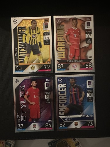 Topps match attax ucl - match, 2021-22
