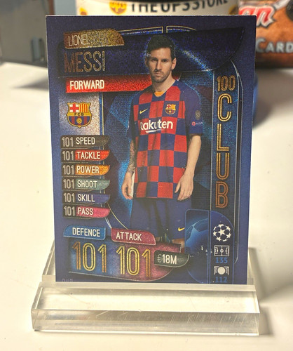 Topps match attax lionel - match, messi