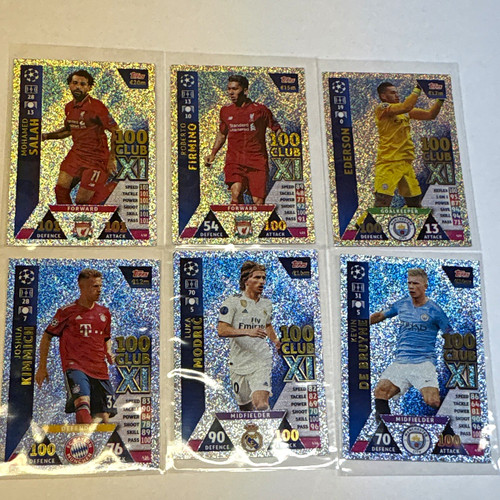 Topps match attax 100 club - match,